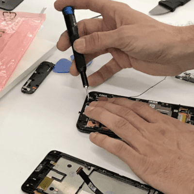 Fixing a broken cellphone