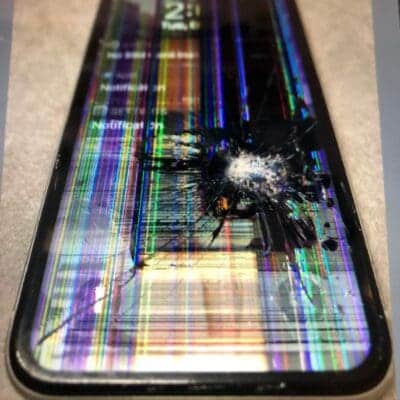 Damaged iphone screen Elite Tech Repair - Phoenix, Arizona